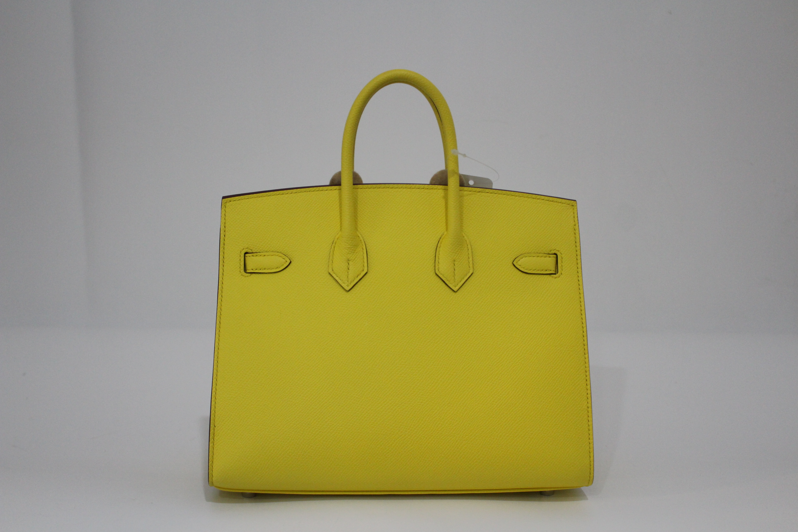 에르메스 셀리에 존시트론(엘로우)버킨25㎝/실버