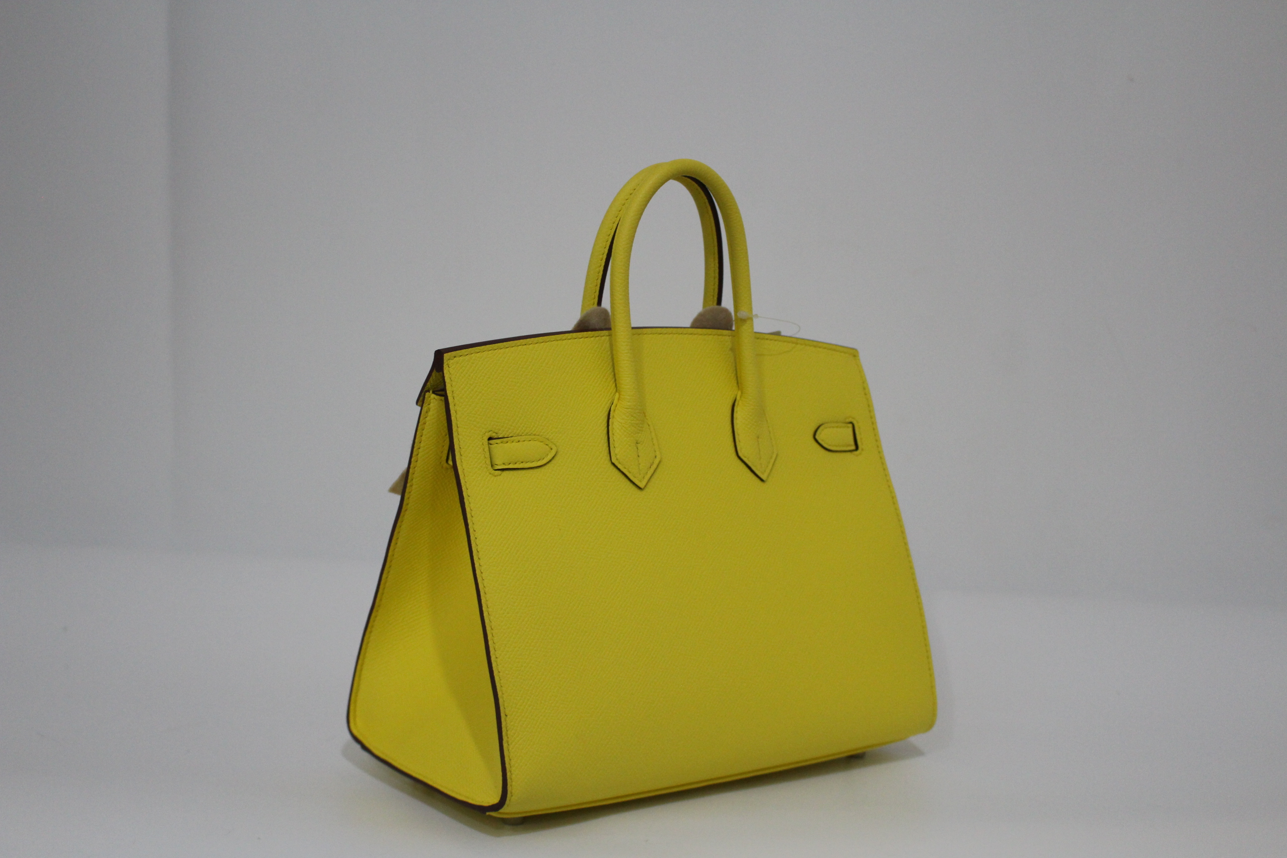 에르메스 셀리에 존시트론(엘로우)버킨25㎝/실버