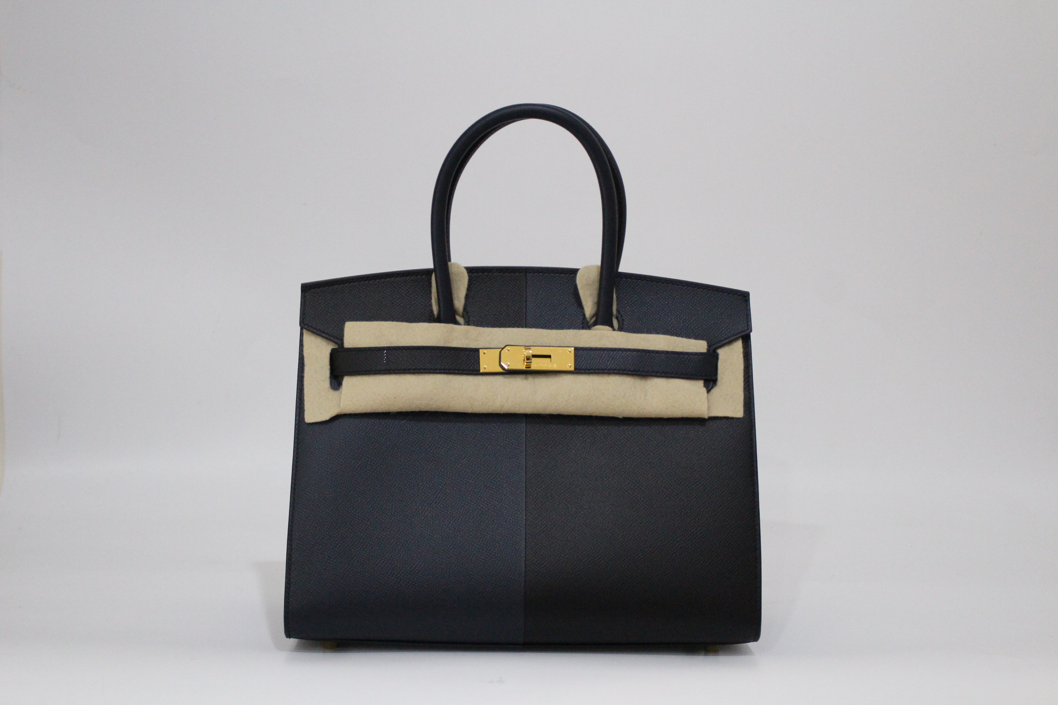 HERME'S  버킨 스페셜오더 30㎝/앱송 투톤(블랙-네이비)골드