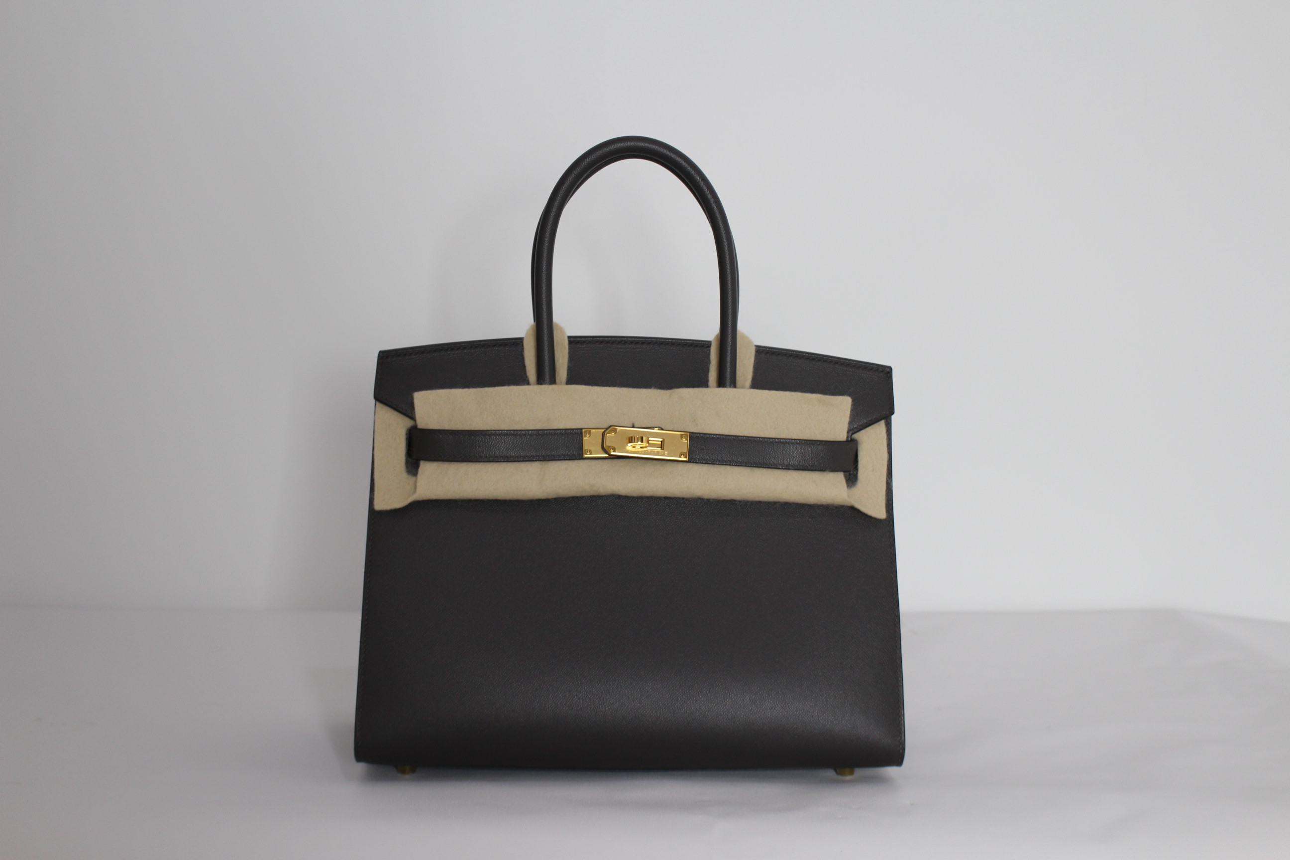HERME'S  셀리에(sellier) 버킨 30㎝/ 그라파이트 컬러(Graphite)/Madame레더/Z각인